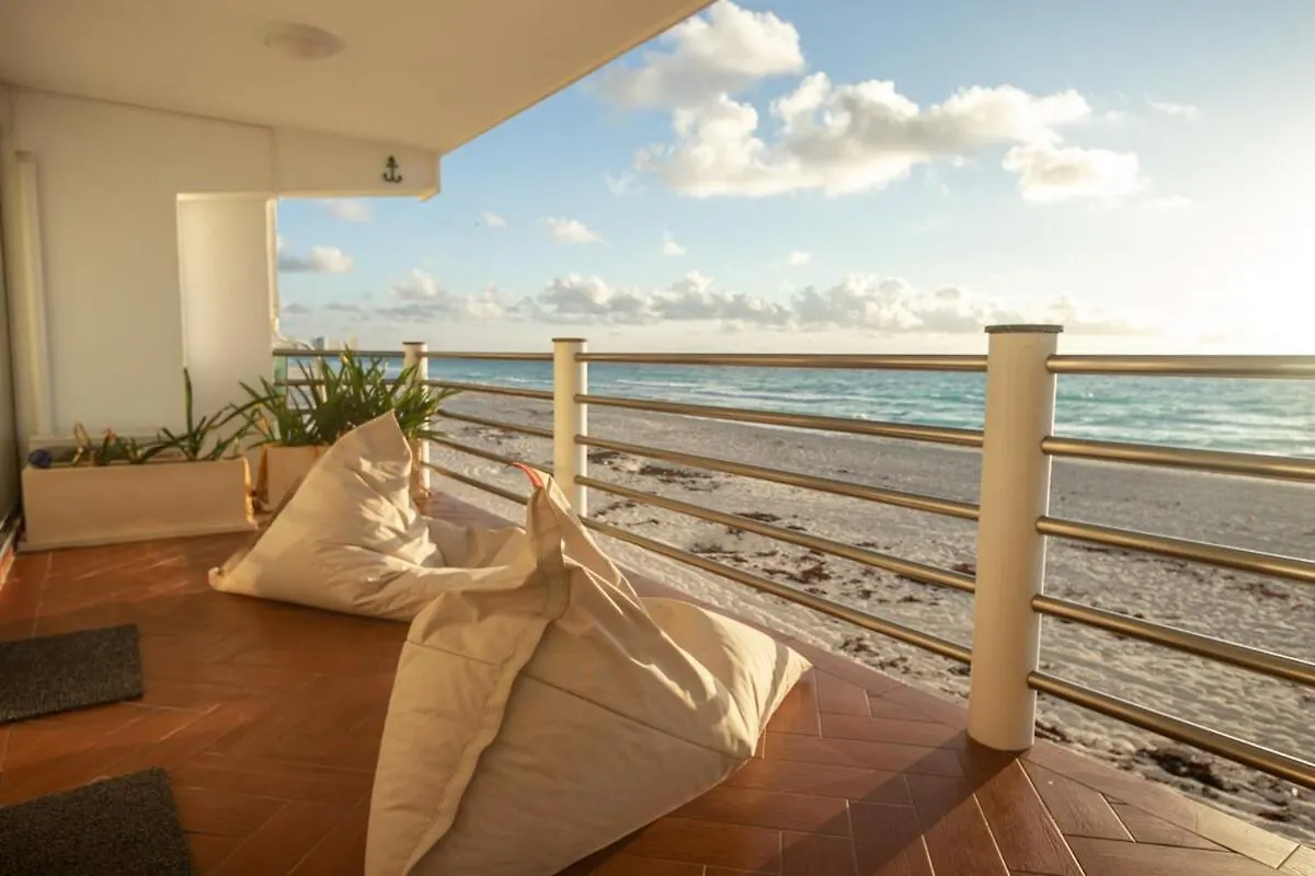 Ocean View Luxury 5B Villa With Private Beach Cancún Appartamento