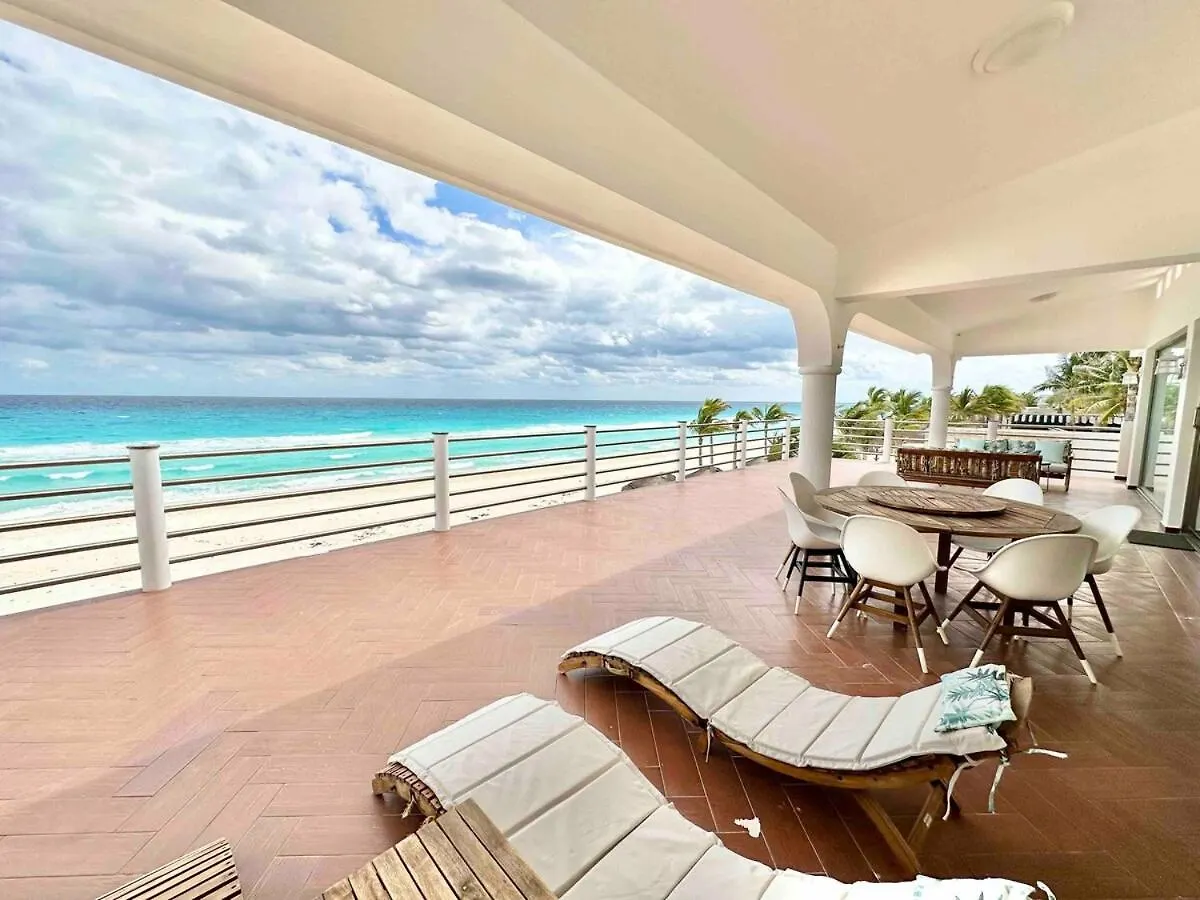 Appartamento Ocean View Luxury 5B Villa With Private Beach Cancún Messico
