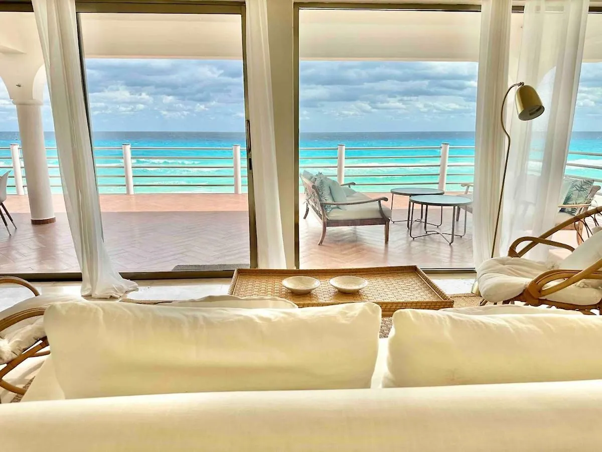 Ocean View Luxury 5B Villa With Private Beach Cancún Messico