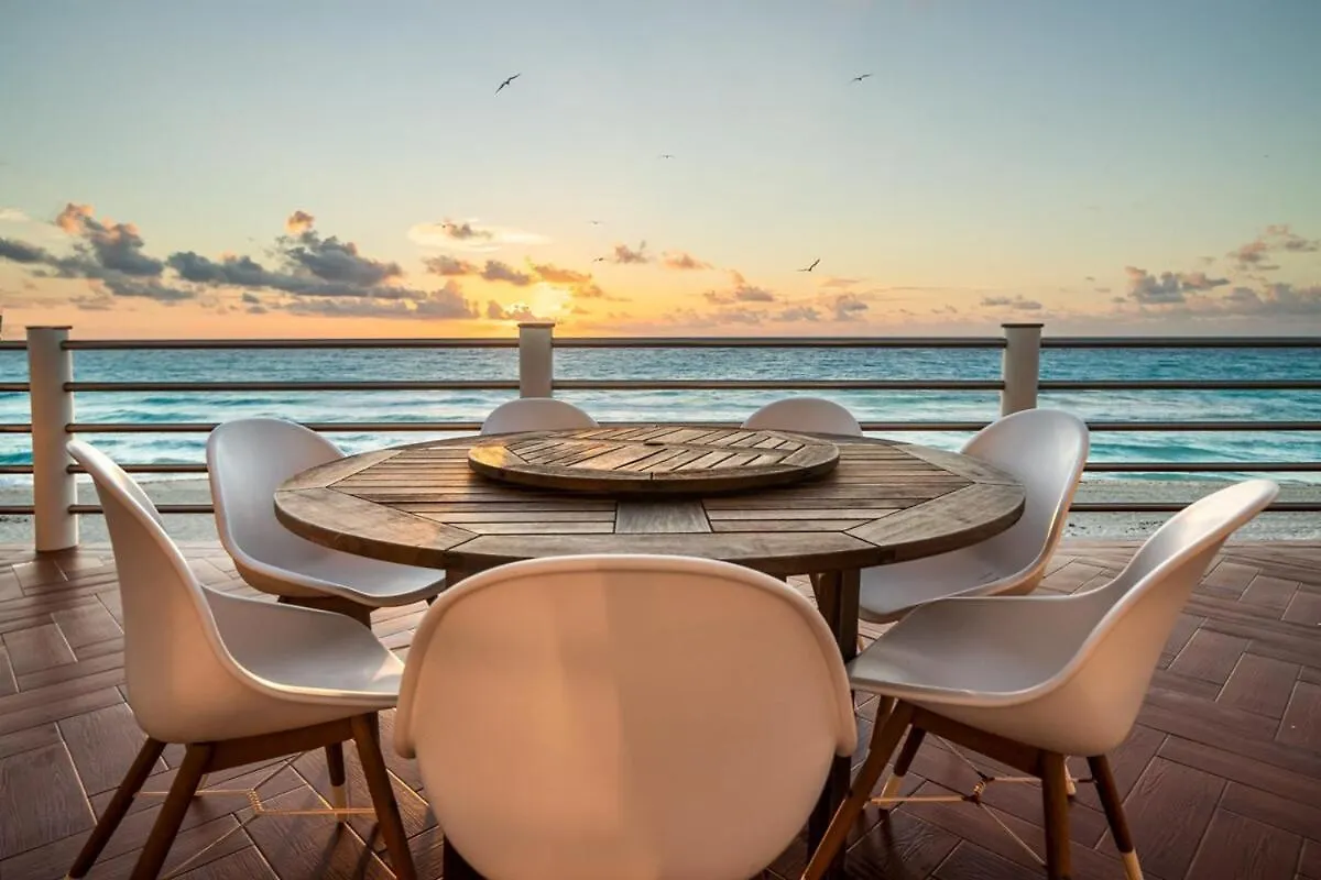Ocean View Luxury 5B Villa With Private Beach Cancún Apartamento